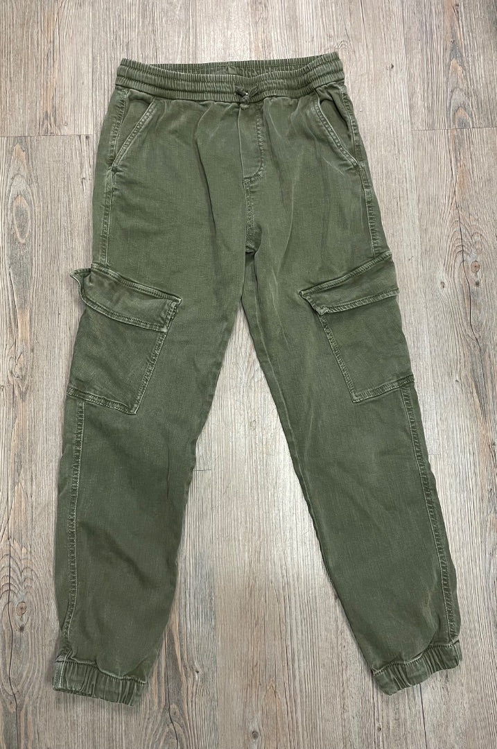 Green Zara Jogger Cargo Pants 13-14Y