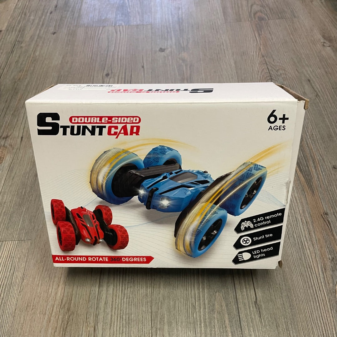 Blue Double Sided Stunt Car, 6Y+
