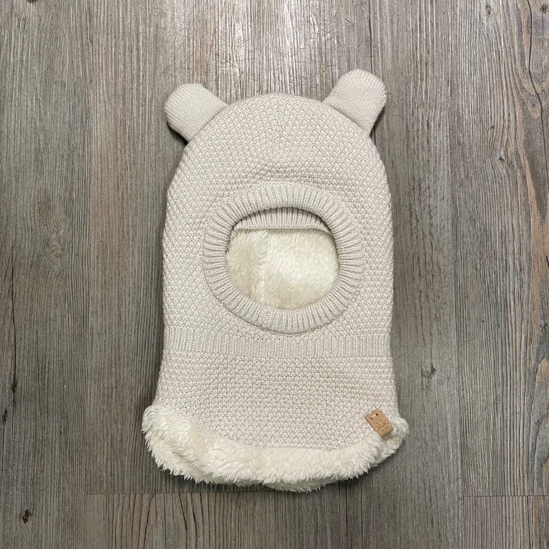 Moon Bean CaliKids Knit Fur Lined Balaclava With Ears, 9-24M