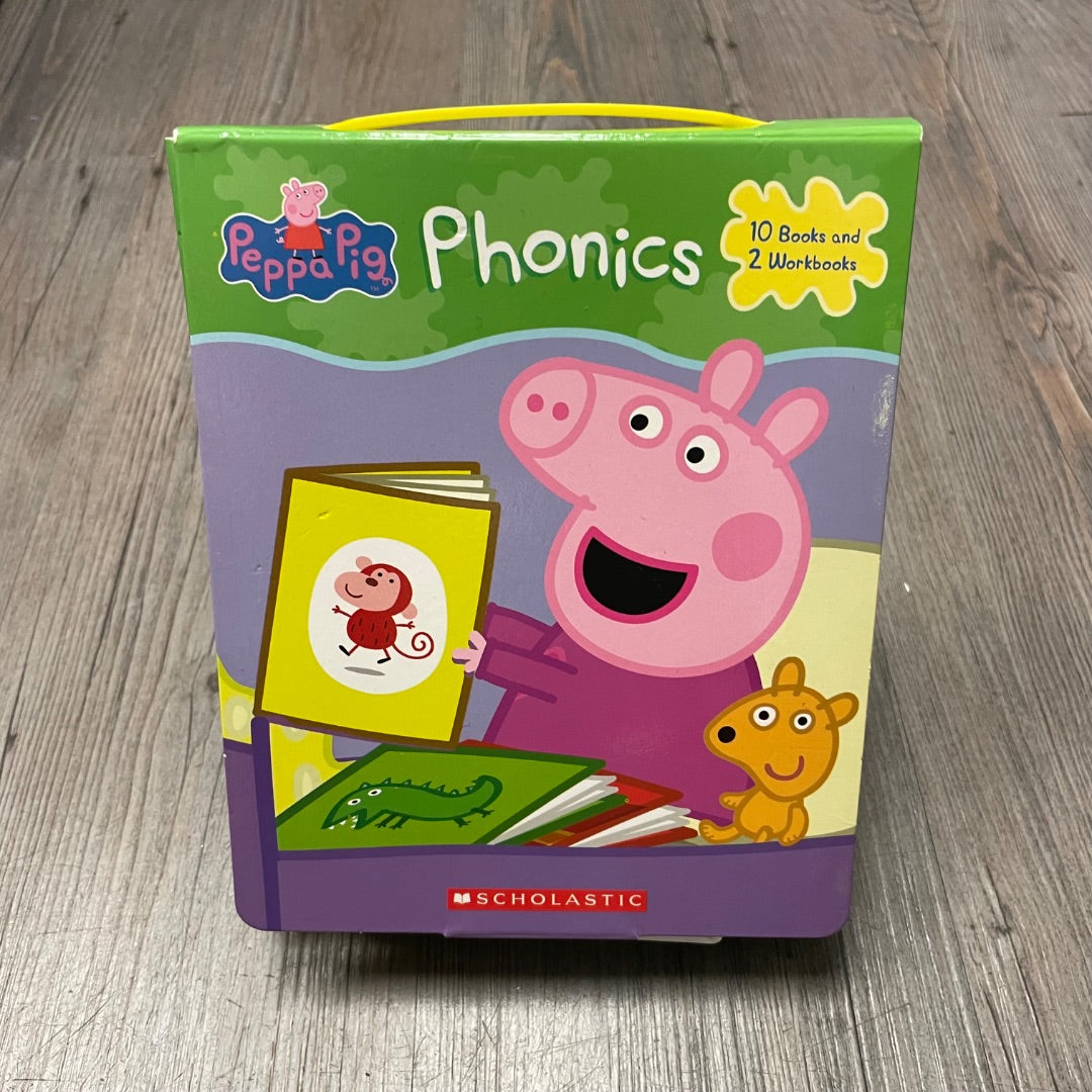 Multi Colour Scholastic Peppa Pig Phonics 10 Books No Workbooks, Paperback