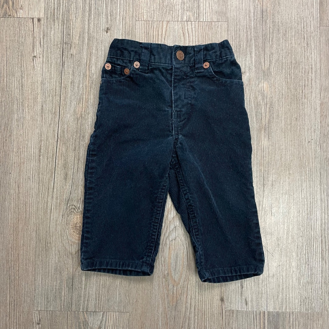 Navy Polo Ralph Lauren Corduroy Pants, 9M