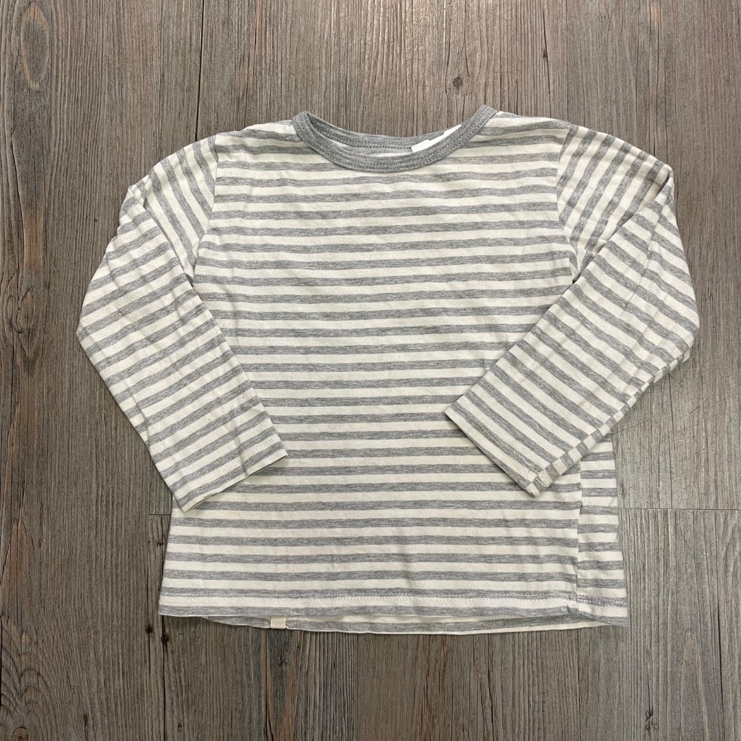 Grey Mini Mioche LS Top, 3-4Y