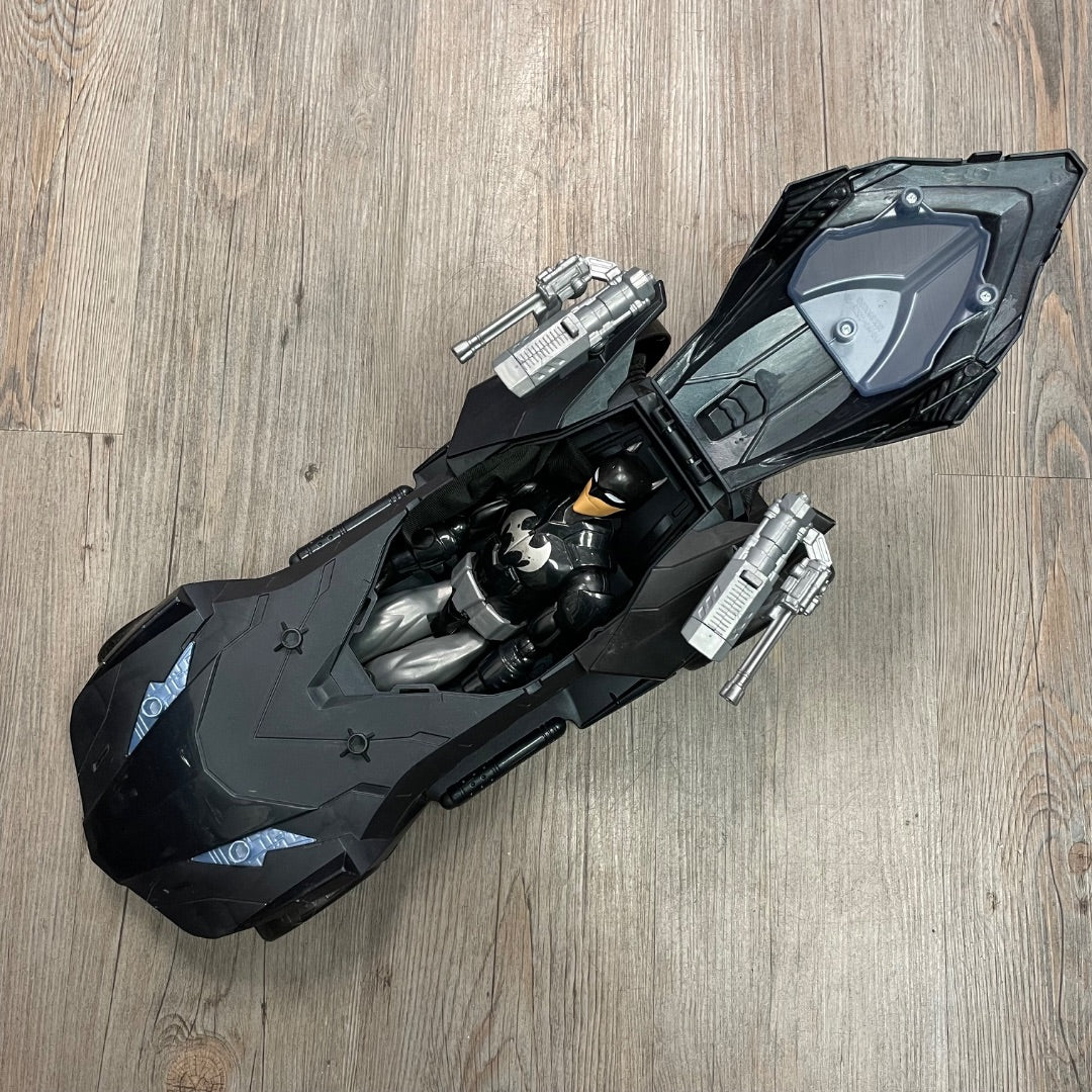 Black Mattel Batman Mission Batmobile, 15 inch