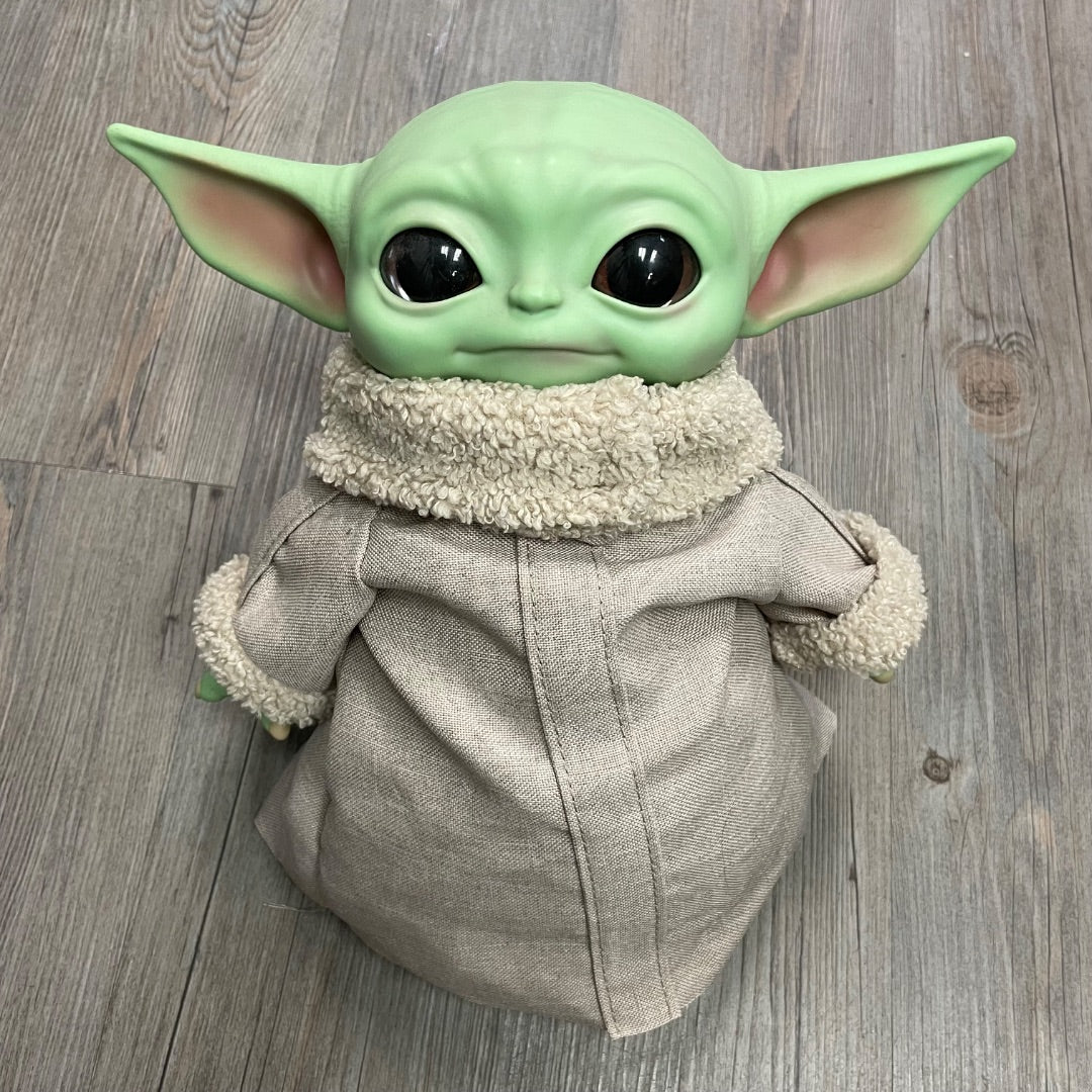 Beige Mattel Baby Yoda Star Wars, 10 inch