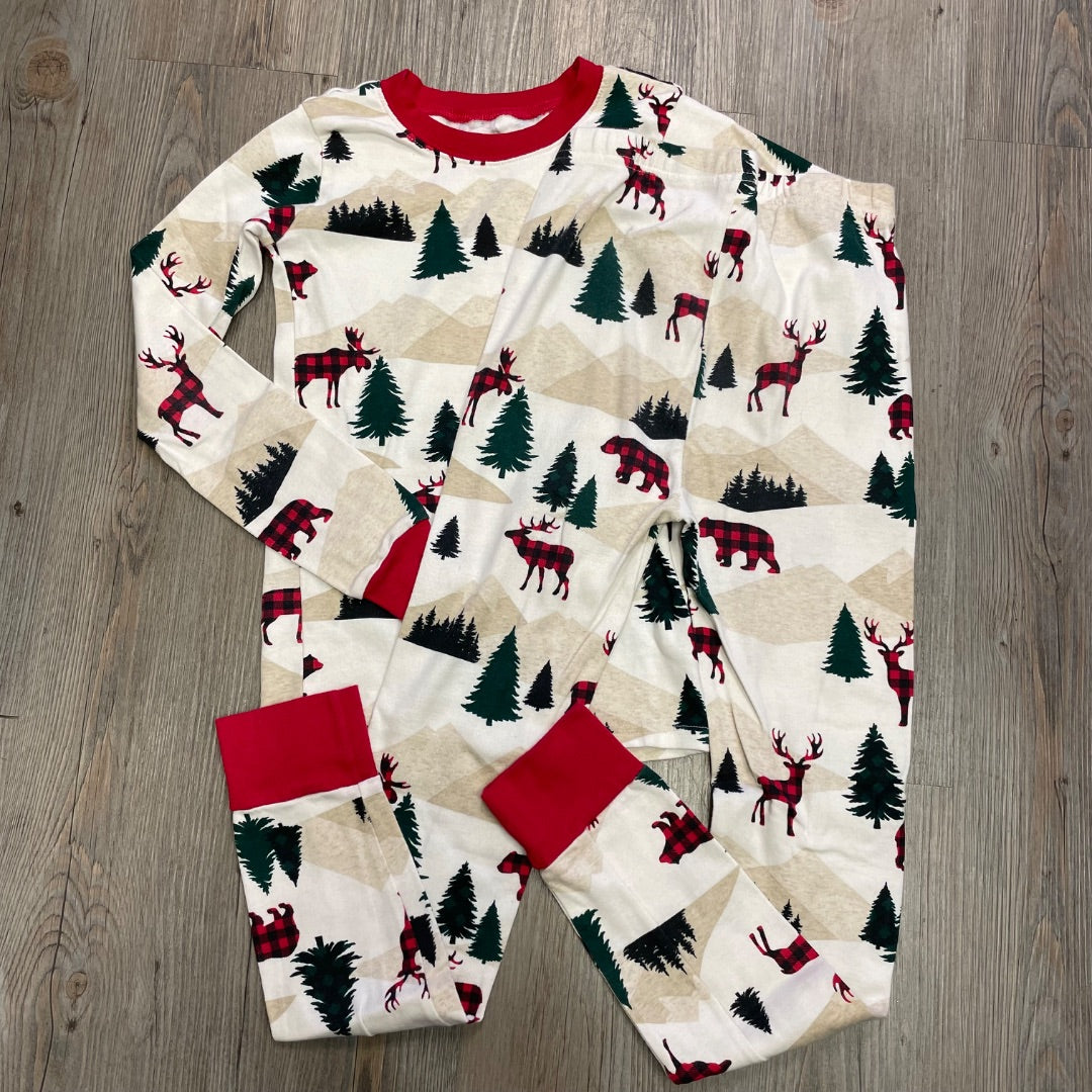 Multi Colour Childrens Place Holiday PJ Set, 10Y