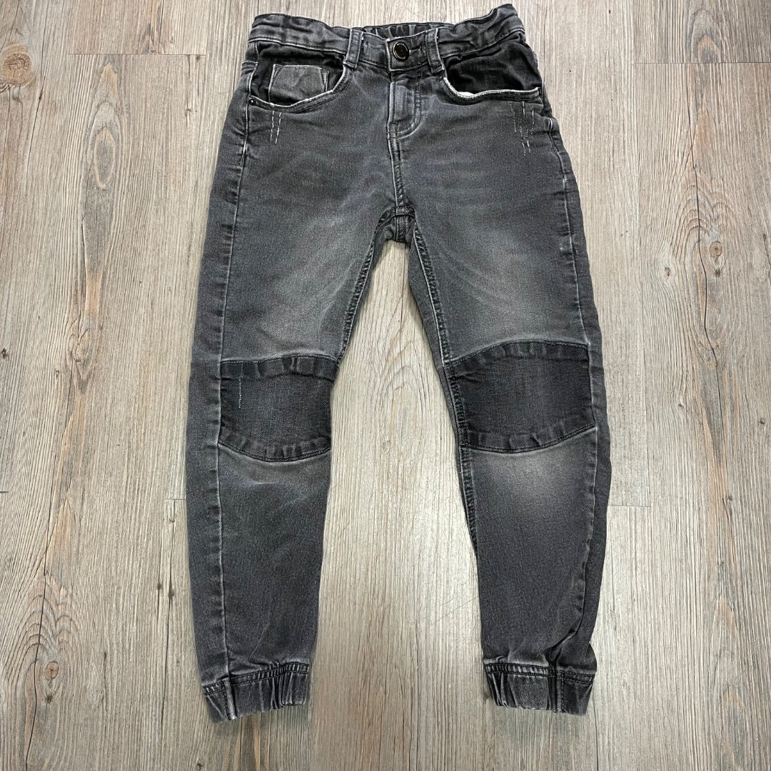 Black Zara Jogger Pants Denim, 7Y