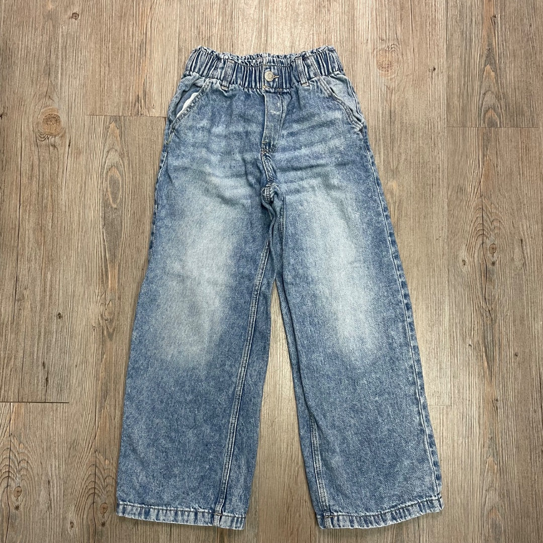 Blue H&M Wide leg jeans, 8-9Y