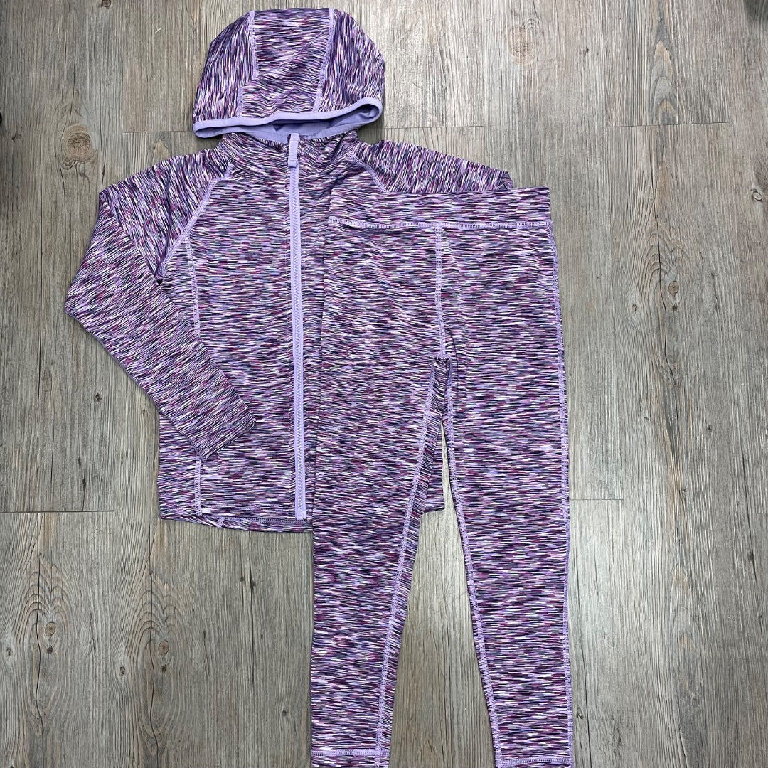Purple Mountain Warehouse 2PC Active Clothing Set, 7-8Y