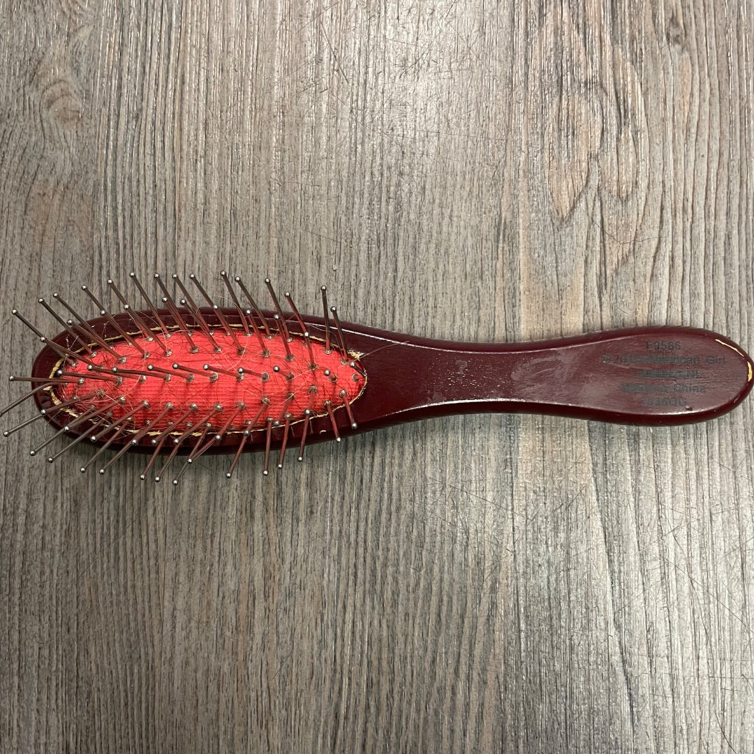 Maroon American Girl Doll Hair Brush, 18 Inch Doll