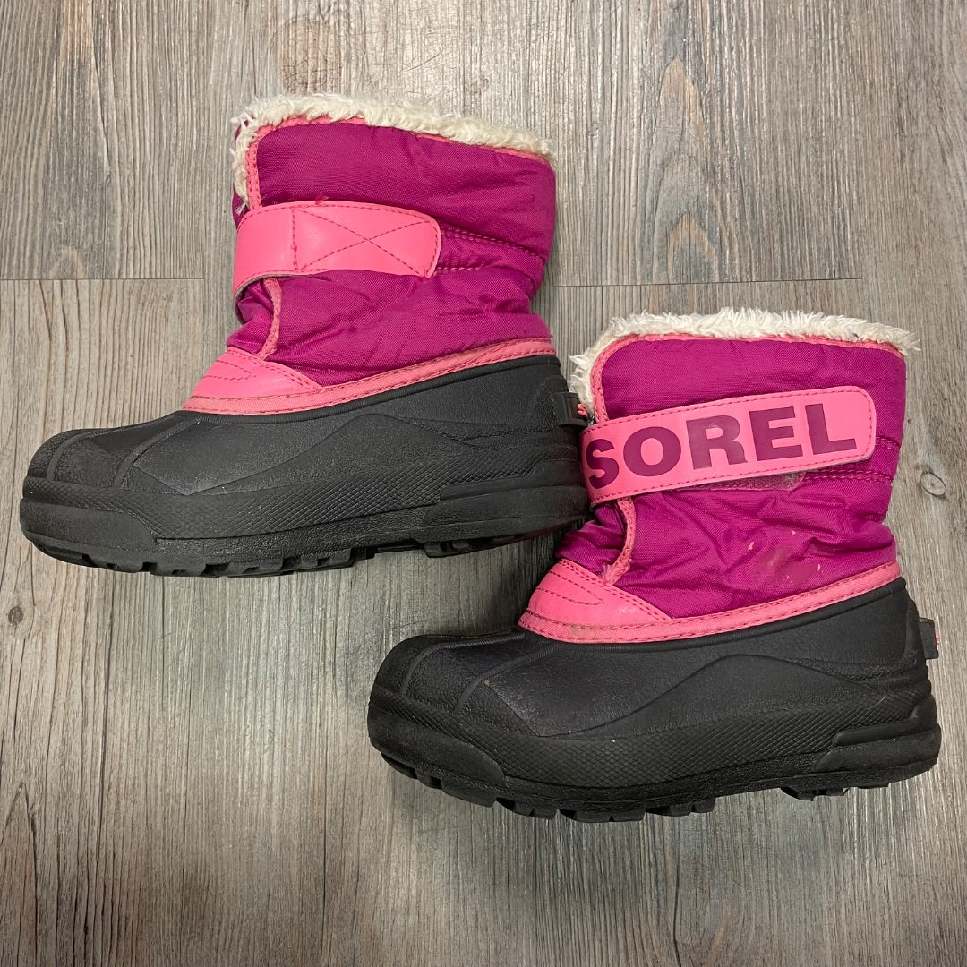 Pink Sorel Winter Boots, 13Y