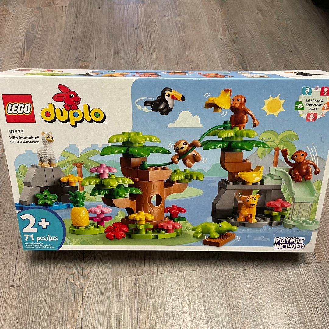 Multi Colour Lego Duplo Wild Animals Of South America, Complete