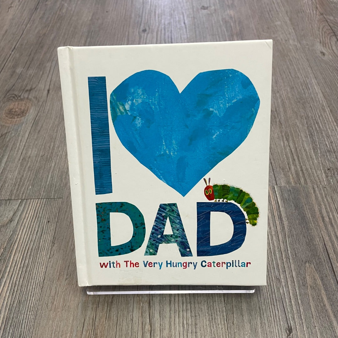 Multi Colour I Love Dad, Boardbook