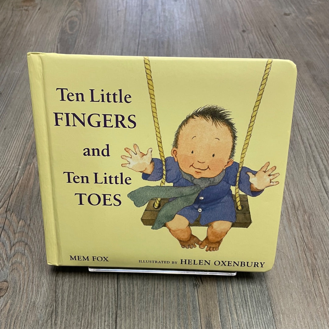 Yellow Ten Little Fingers And Ten Little Toes, Boardbook