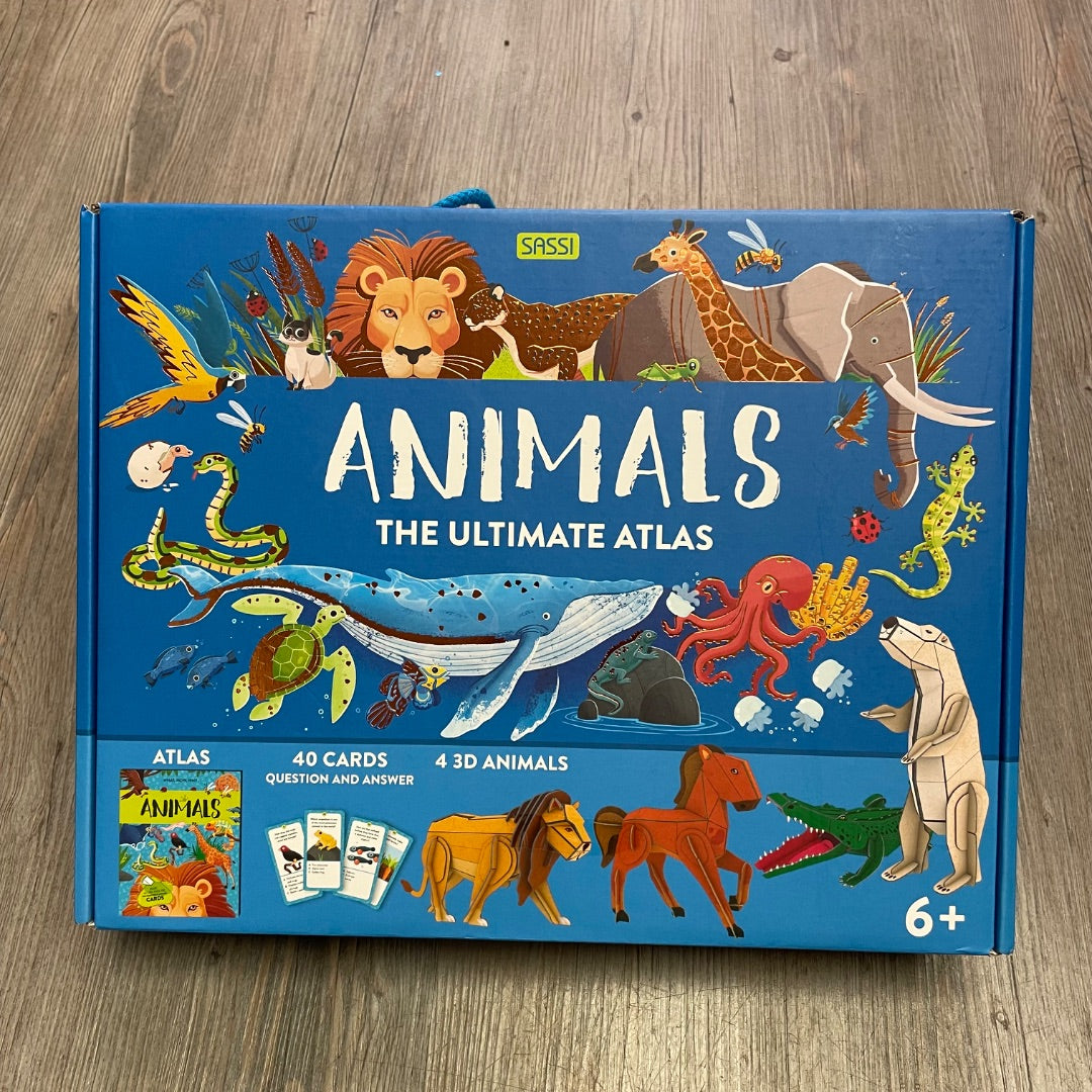 Blue Sassi NEW,Animal The Ultimate Atlas, 6Y+