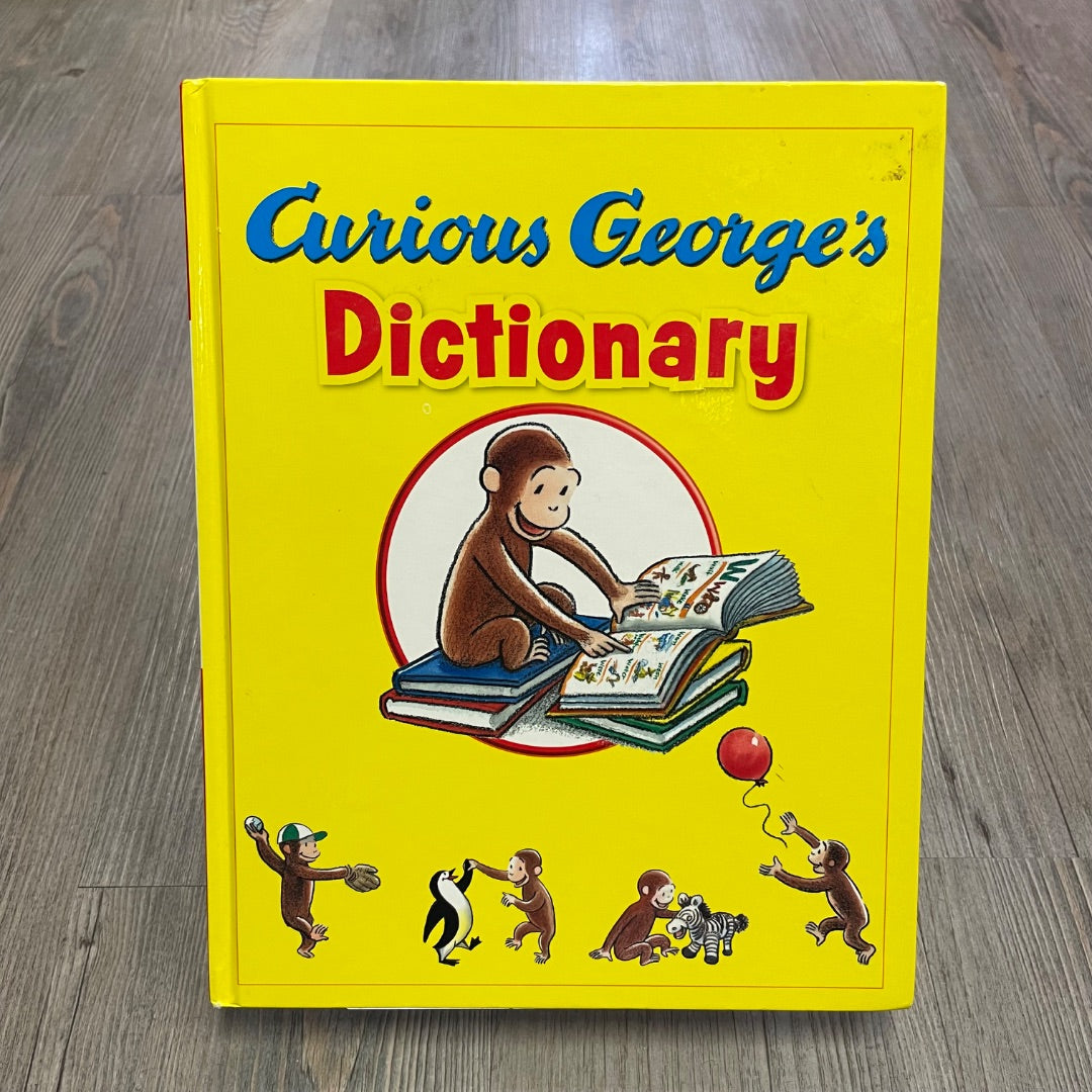 Yellow Curious Georges Dictionary, Hardcover