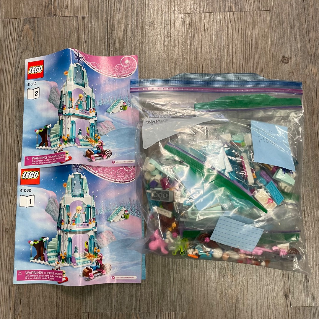 Multi Colour Lego Elsas Sparkling Ice Castle 41062, Pre-owned