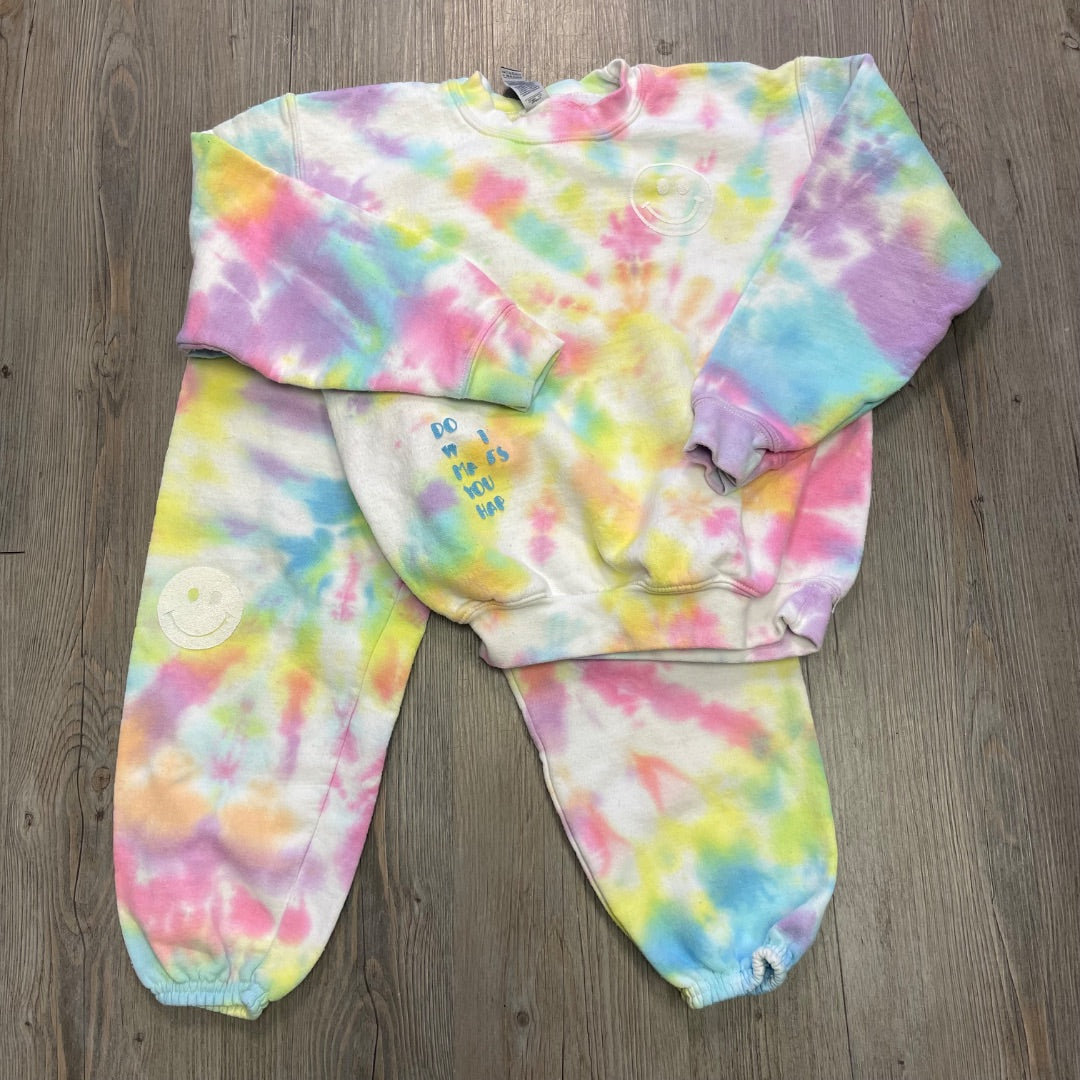 Tiedye 2PC Sweat Set, 8Y