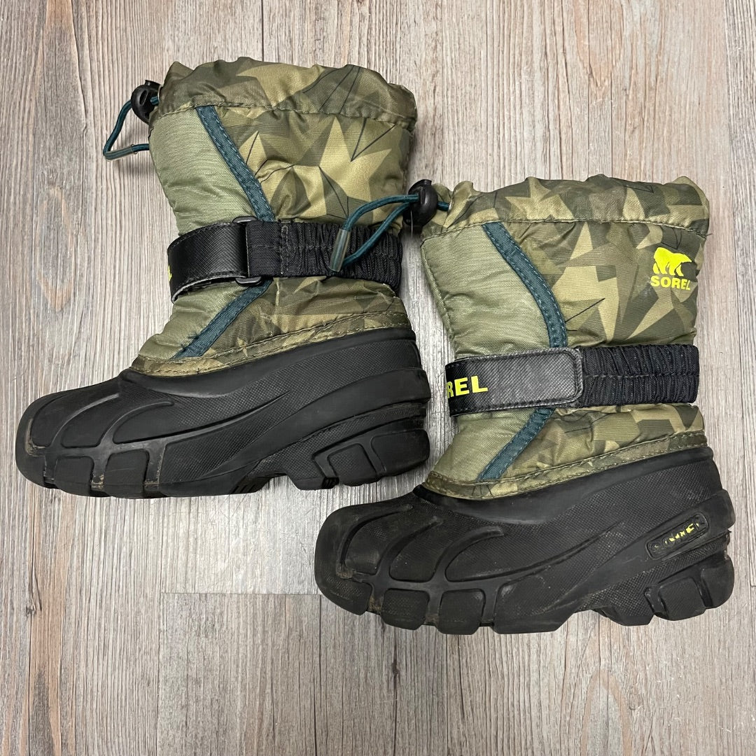 Camo Sorel Winter Boots, 9T