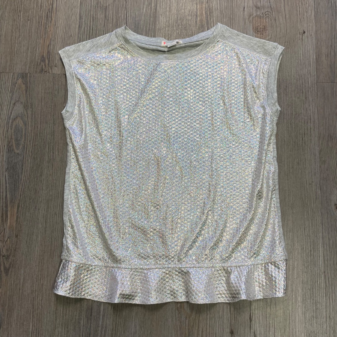 Iridescent Grey Crewcuts SSL Top 8Y