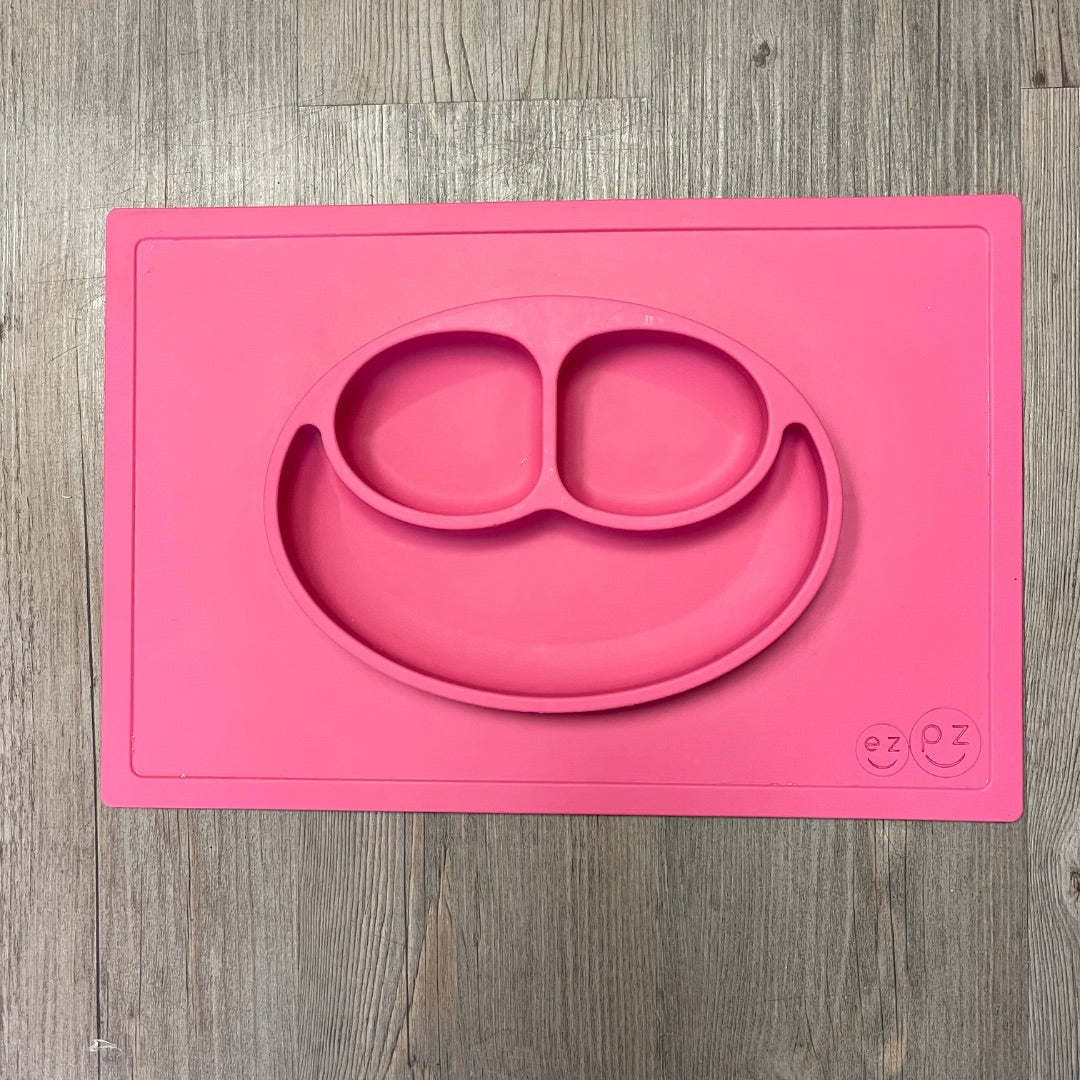 Pink EZPZ Silicone Suction Plate, Pre-owned