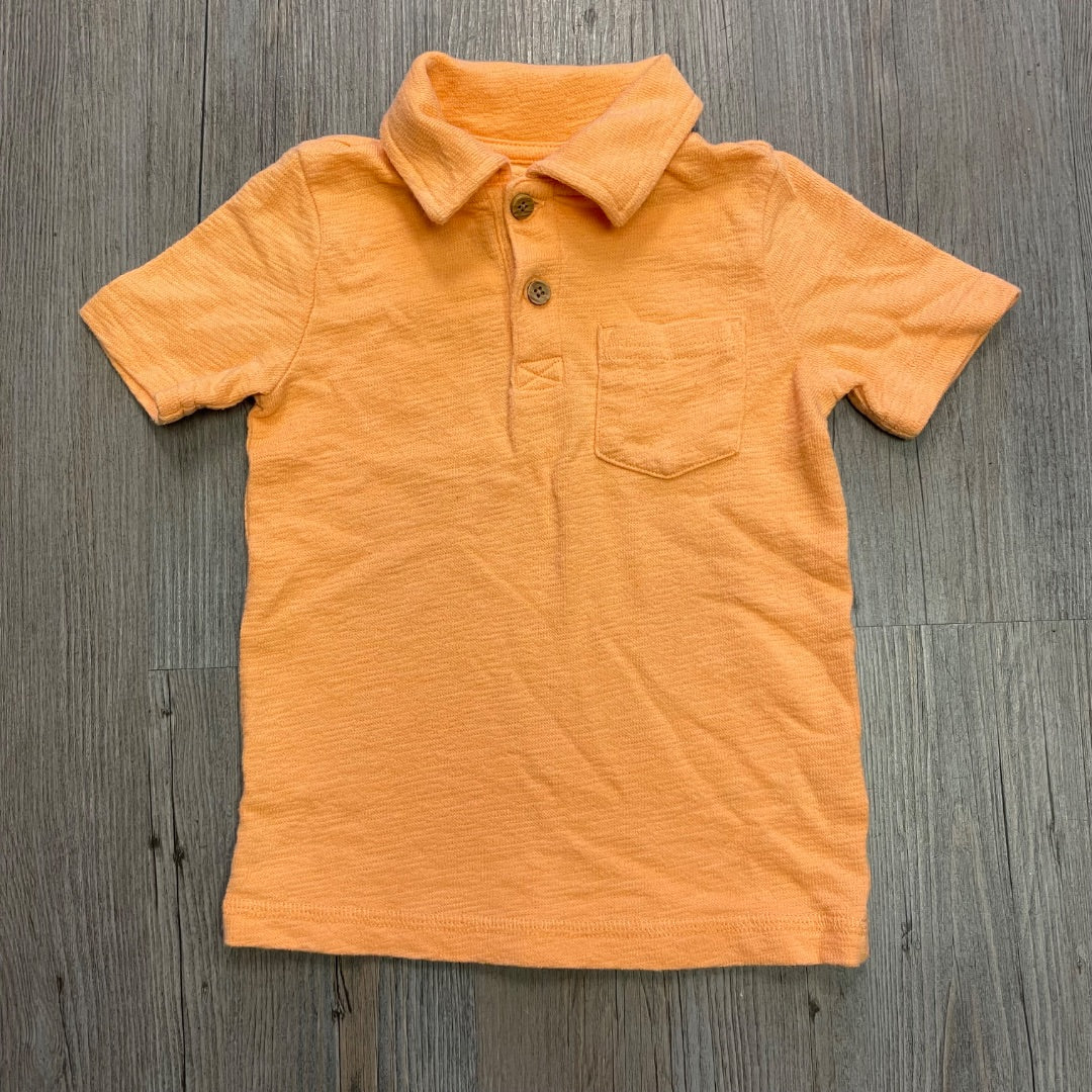Orange Oshkosh Polo, Tee, 3Y