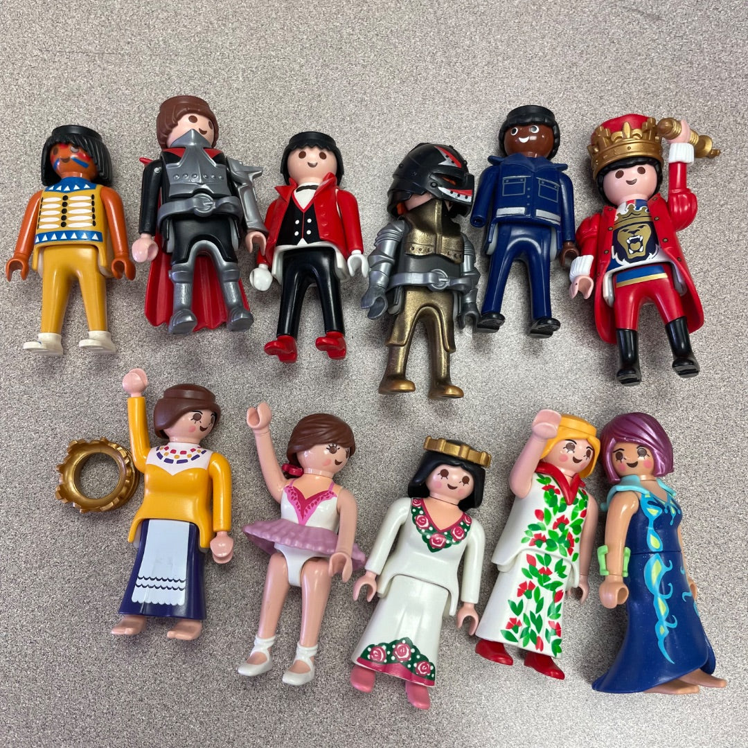Multi Colour Playmobil 11 Assorted Figures, 3Y+