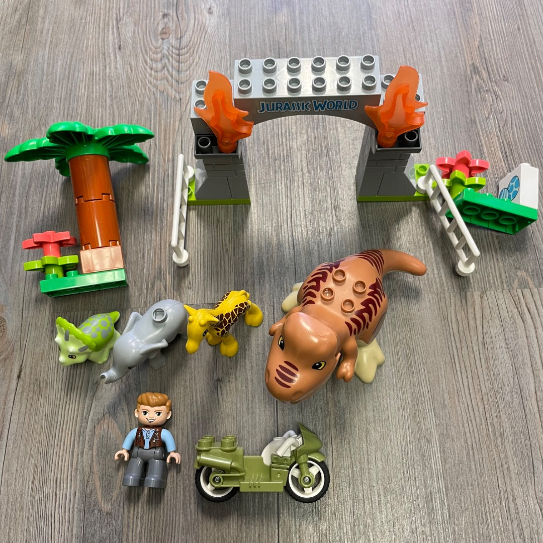 Multi Colour Lego Duplo Jurassic World, Pre-owned