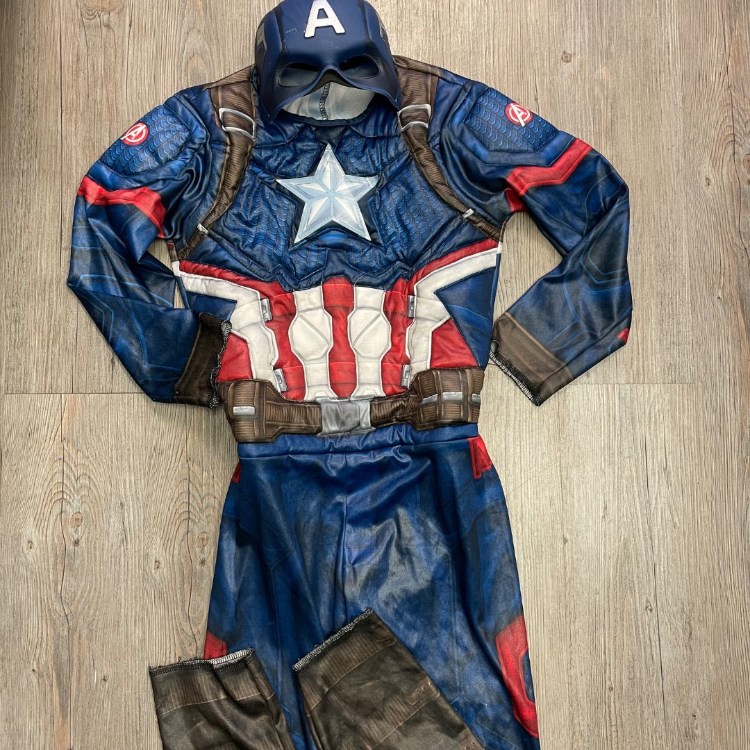Blue Captain America Costume, 8Y+