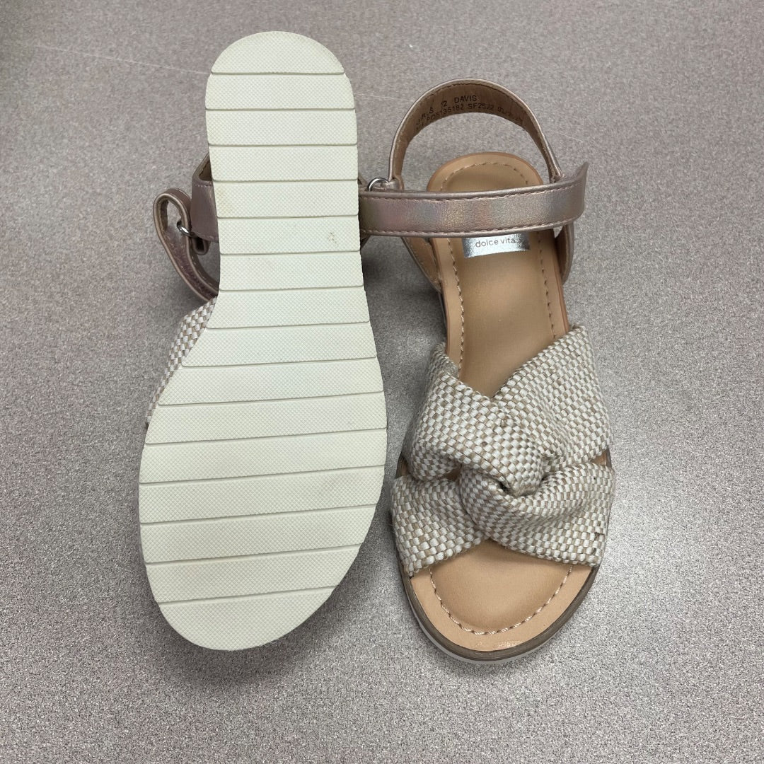 Rosegold DV Sandals, 12Y Like New