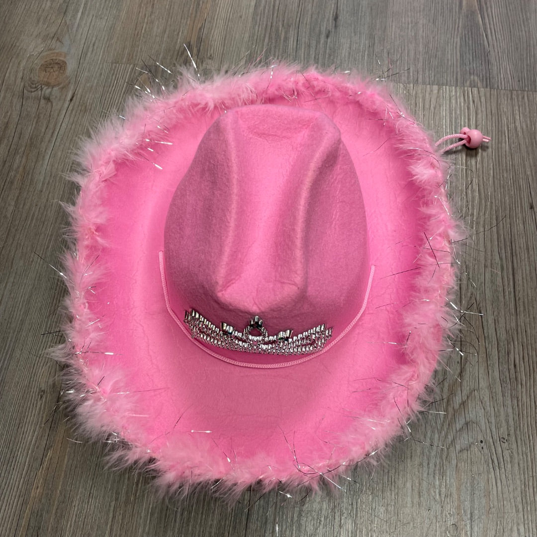 Pink Cowgirl Hat, 12Y+