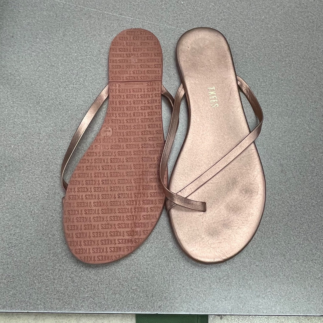 Rosegold Tkees Flip Flop 7Y