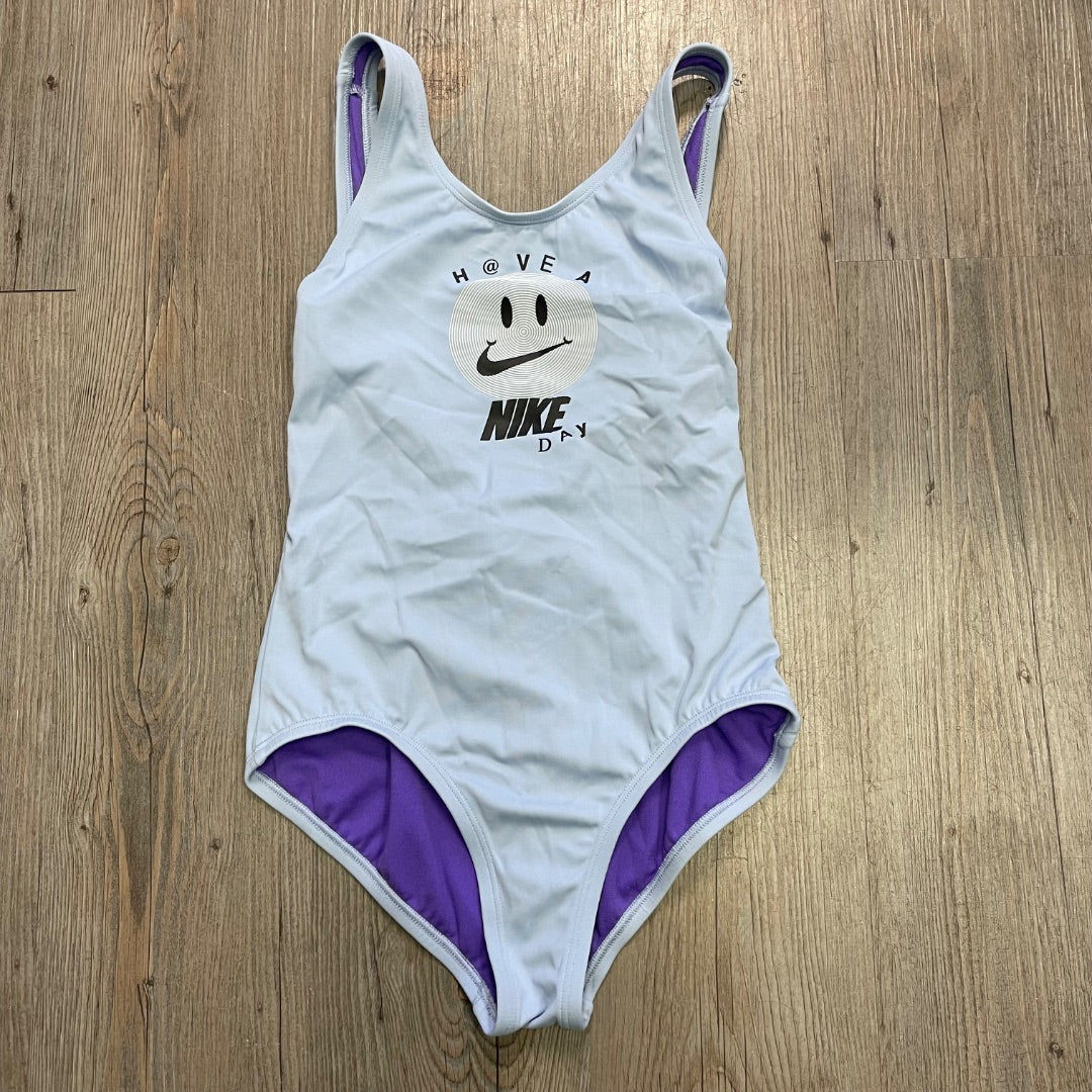liteblue,Purple Nike Bathing Suits, 10-12Y