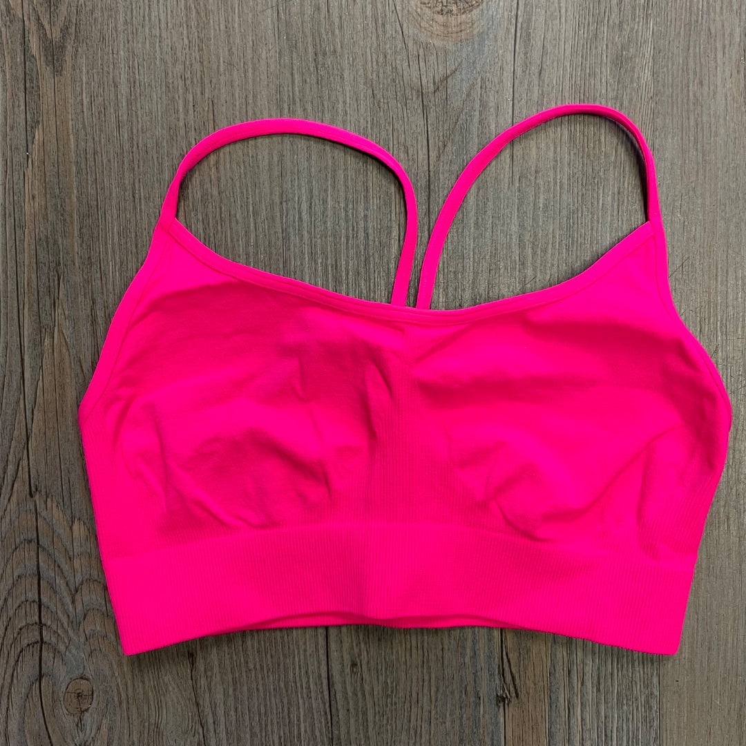 Pink Malibu Sugar Brallette, 8Y