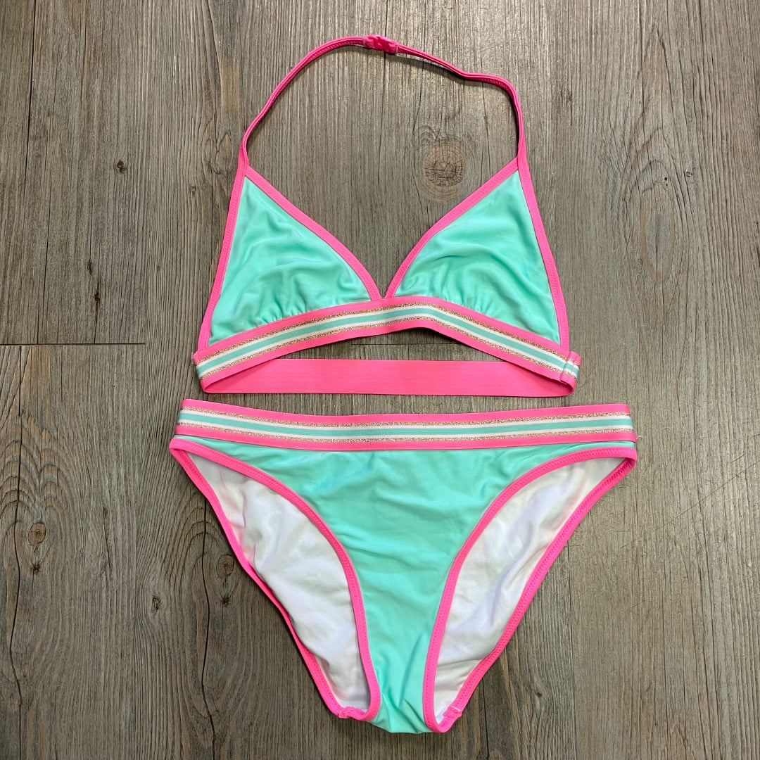 Seafoam, Pink Sunuva 2PC Bathing Suits, 11-12Y
