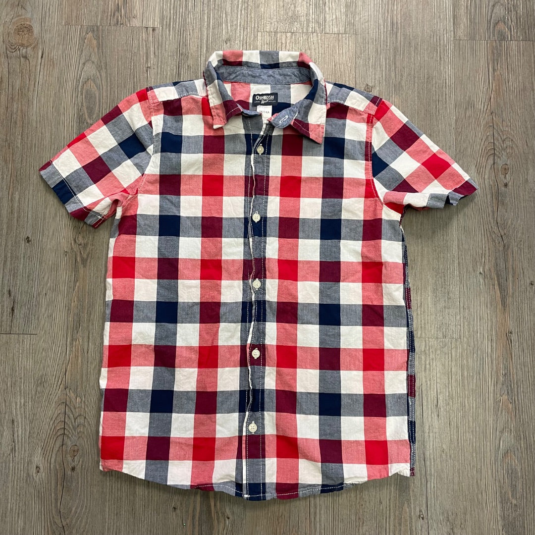 Check Oshkosh SSL Shirt, 14Y