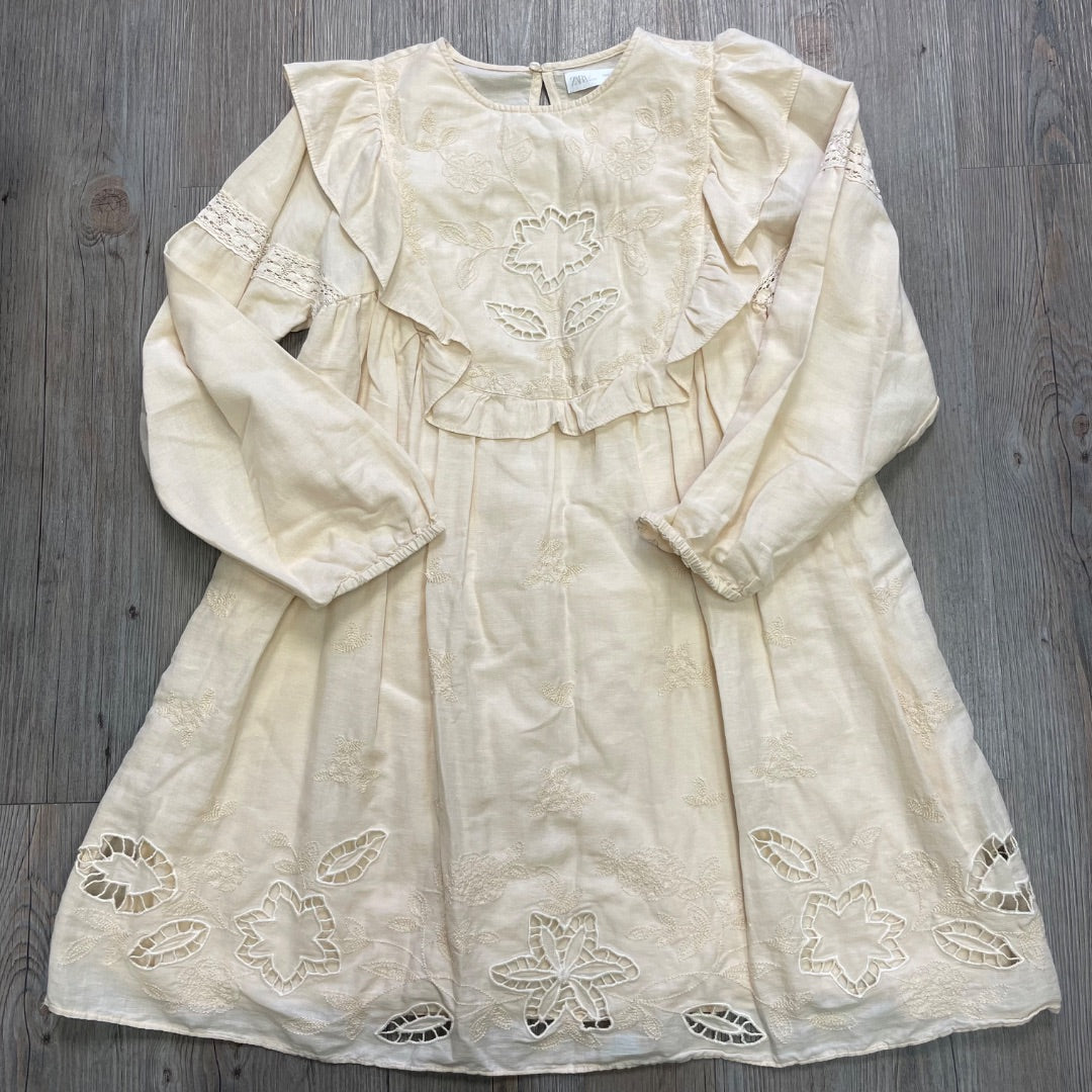 Oatmeal Zara LS Dress, 11-12Y