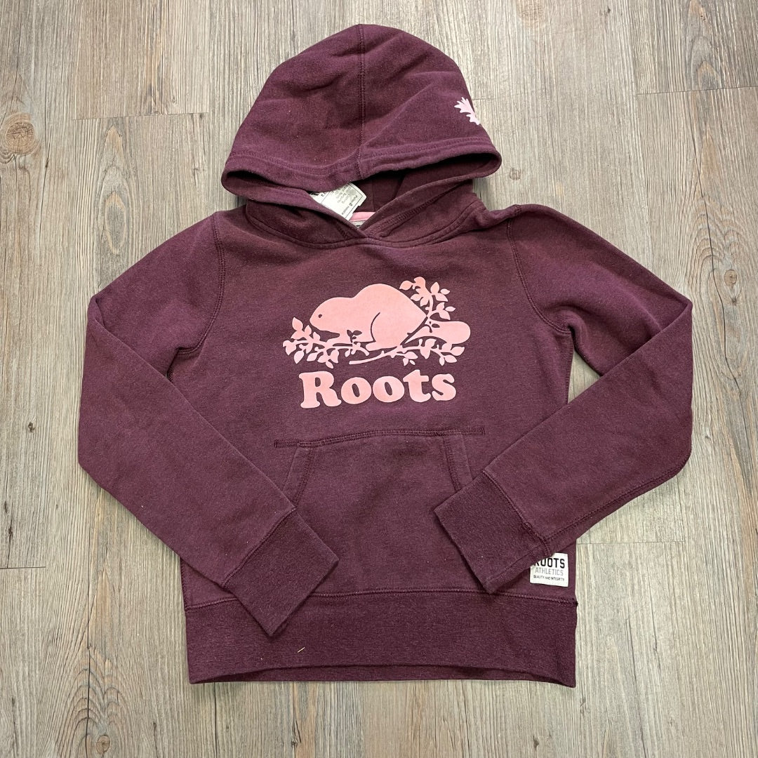 Burgundy Roots Pullover Hoodie, 9-10Y