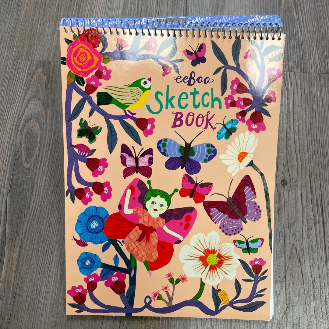 White Eeboo Sketch Book Pre-owned