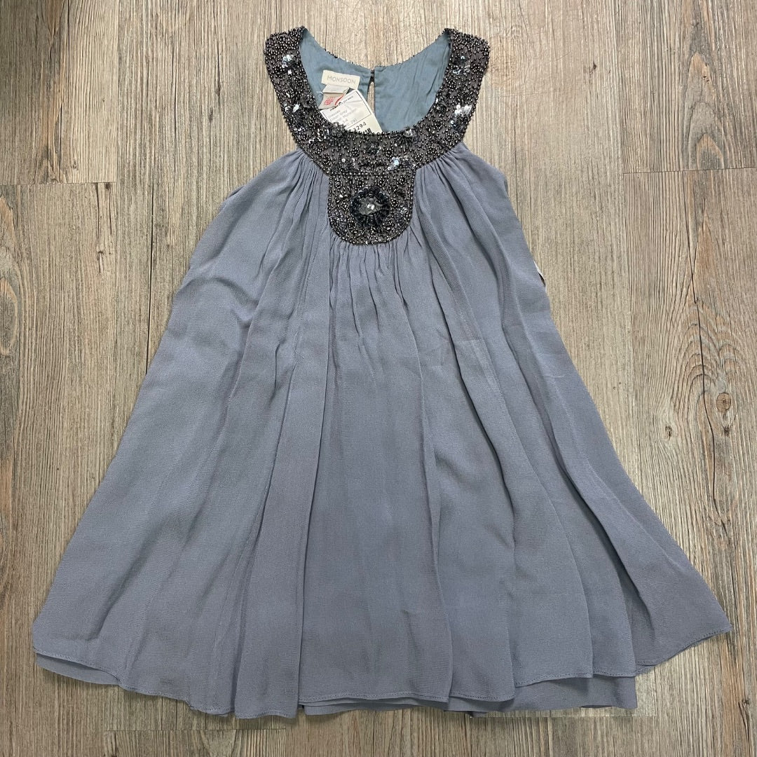 Grey Monsoon Beaded Dress, 3-4
