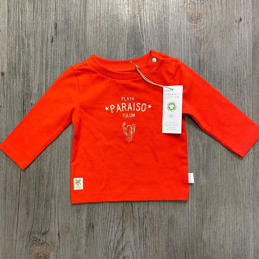 Orange Noppies Boys Tee Okawa LS, 1-2M