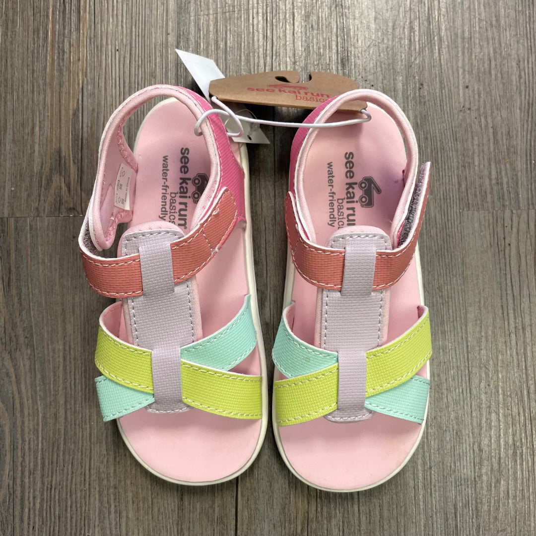 Multi Colour See Kai Run New Sandals, 11Y