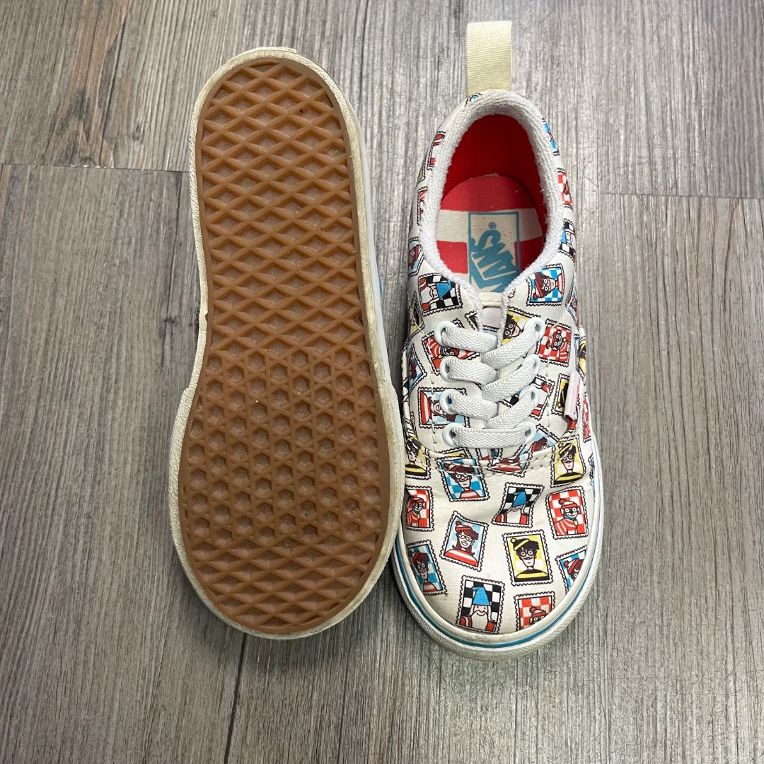 Where's Waldo' Vans Slip On Shoes, 9T