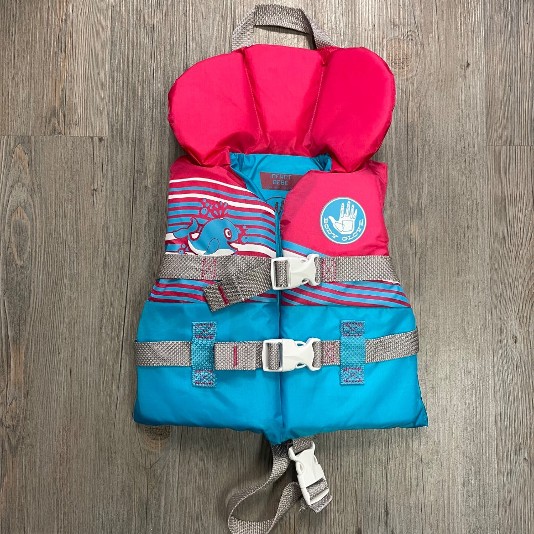 Pink Body Glove Life Jacket, 60-90LBS