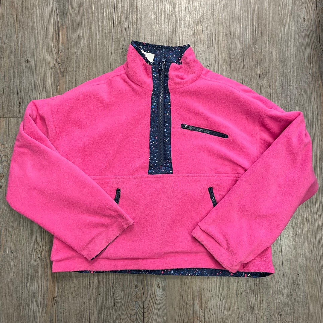 Pink Navy, Polka Dot Gap Reversible Jacket, 8-9Y