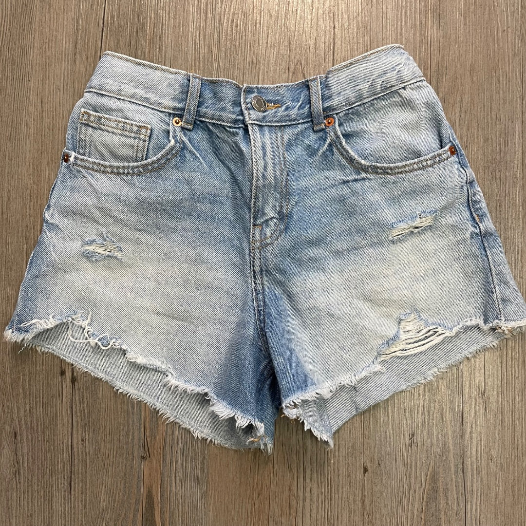 Blue Zara Denim Shorts, 13-14Y