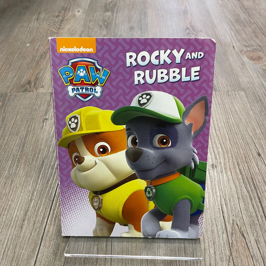 Multi Colour Rocky And Rubble, Boardbook