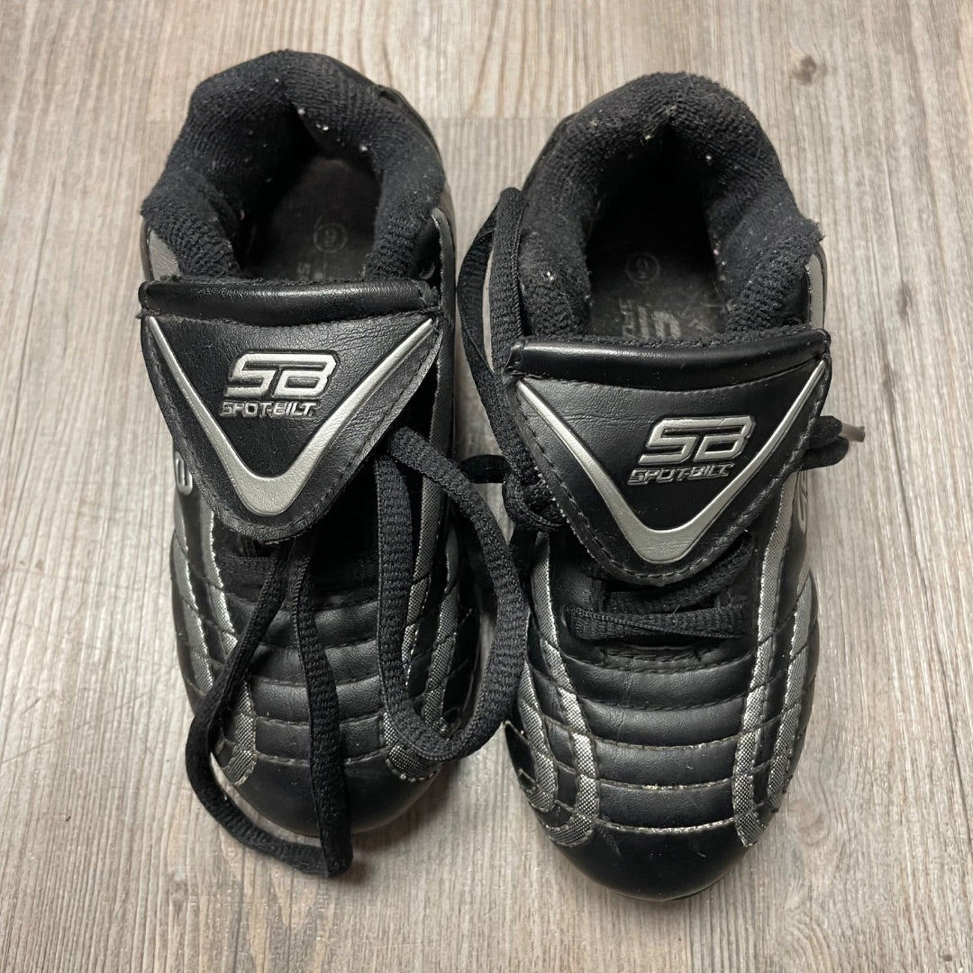 Black SB Soccer Cleats, 9T