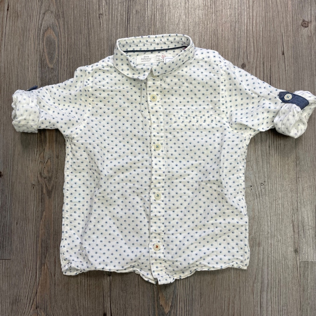 Floral Print Zara LS Shirt, 2-3Y