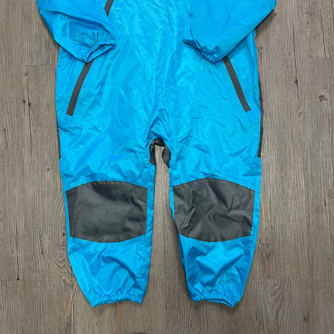 Blue Cloudveil Rain Suit, 3Y