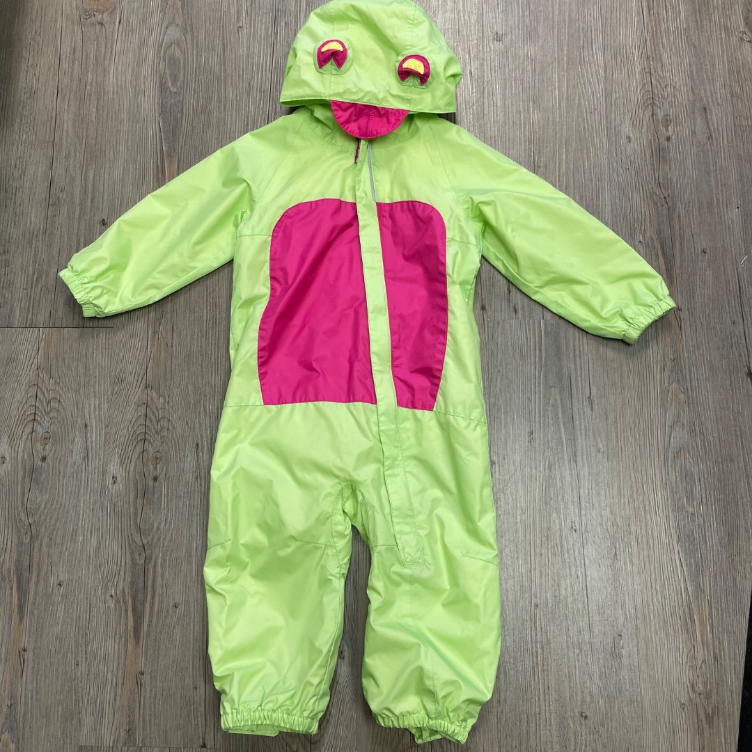 Lime, Pink Columbia Rain Suit, 18-24M